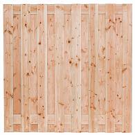 Lux Plankenscherm Douglas Onb Felt 17 Planks/16mm Blank 180x180 [750042]