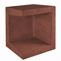 Lux U-element Hoek Corten/bruin 40x40x50 [600739]