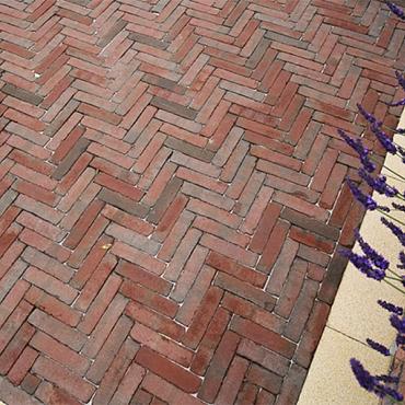 Lux Gebakken Waal Art Brick Getrom Bosch Rood/paars 5x20x6,5 [400006]