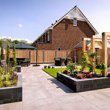 Lux Palissade Block Zwart 60x15x15 [600314]