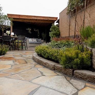 Lux Cliff Walling Getrommeld Greige 30x12x12 [600708]
