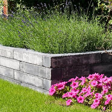 Lux Cottage Walling Grijs/zwart 40x15x10 [600050]