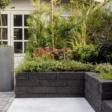 Lux Cottage Walling Zwart 40x15x10 [600052]