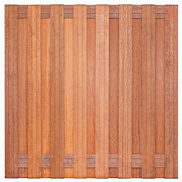 Lux Plankenscherm Hardhout Victor 17 Planks 180x180 [750063]