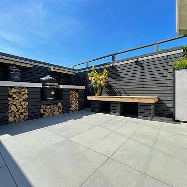 Lux Globe L Afdekker Grijs 60x30x7,5 [600703]