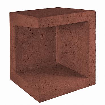 Lux U-element Hoek Corten/bruin 40x40x50 [600739]