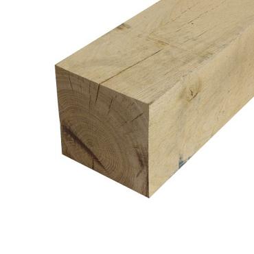 TH Palen eiken 150x150x2500mm onbehandeld fijnbezaagd - 30.15250