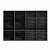 Lux Wand B Enkelzijdig Rabat Zwart Geïmpregneerd 224x228,5 [750081]