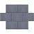 Lux Granulati Geïmp Grigio Scuro 20x30x6 [100880]