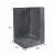 Lux L-element Hoek Zwart 30x30x50 [600136]