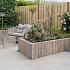 Lux Plankenscherm Douglas Onb Lima 21 Planks/16mm Blank 180x180 [750040]