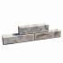 Lux Decor Block XL Mosselkalk 80x12,5x12,5 [500230]