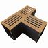 Lux Garden Drain T-stuk Cortenstaal 18,2x6,5x10,4 [920401]