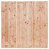 Lux Plankenscherm Douglas Onb Felt 17 Planks/16mm Blank 180x180 [750042]